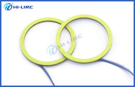 Pair of 60mm 66 led COB LED Car Light White blue red Headlight Angel Eyes Halo Ring Light Universal