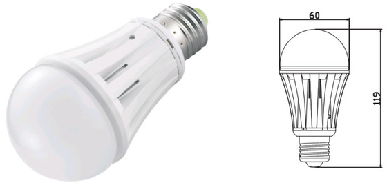 5W E27 LED Bulbs High Thermal Magnesium G60 With 5630 Chips